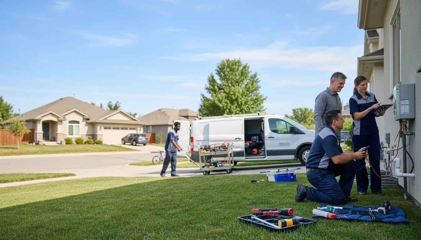 Tankless water heater service in Campbelltown, PA